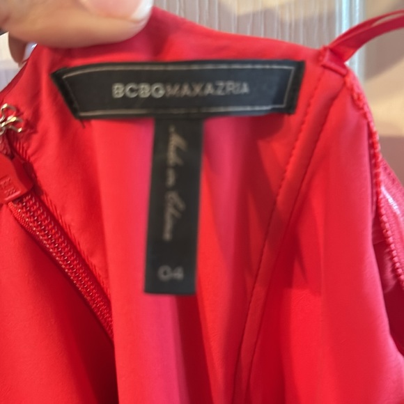 Red BCBG fit and fare mini dress - Picture 2 of 3